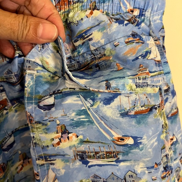 NWT Michaels nautical theme swim trunks with waist string - Picture 11 of 11